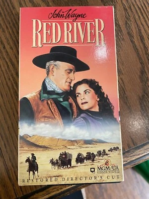 Red River VHS Movie John Wayne MGM Restored Directors Cut 1994  - Image 1 of 3