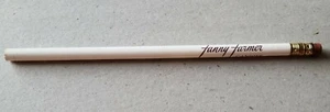 Vintage Fanny Farmer Bonbons Bonbons Bleistift mit Radiergummi 7 5/8" lang Werbung unbenutzt - Bild 1 von 5