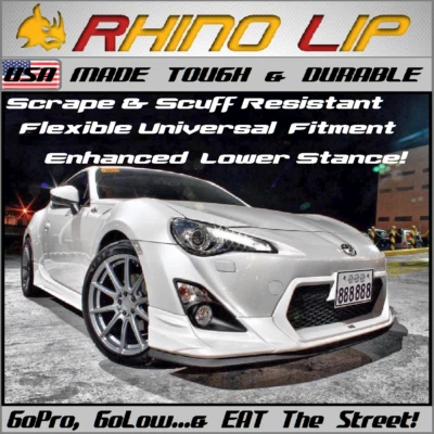 RhinoLip® SCION: WiLL t2B xA tC Hako iQ xB xD FR-S iA iM RS Labio de barbilla flexible de goma Foto 1 de 4