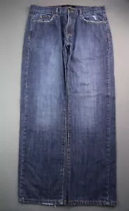 Men's Calvin Klein Jeans Slim Fit Straight Leg Distressed Med Wash Size 32x30 - Picture 1 of 9