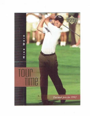 Mike Weir Tour Time Turned Pro In 1992 #192 Upper Deck 2001 #Golf Card - Image 1 of 2