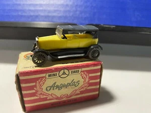 VINTAGE MINI CARS #52 ANGUPLAS DIVISION ANTIGUOS 1916 STUDEBAKER BIG SIX YELLOW - Picture 1 of 5