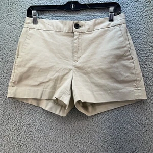 Pantalones Cortos BANANA REPUBLIC Para Mujer Talla 6 HAMPTON FIT Tostado Chino Caminar tiro Medio - Imagen 1 de 12