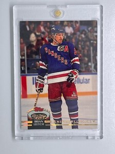 1992-93 Topps Stadium Club Hockey #248 Brian Leetch Members Choice 