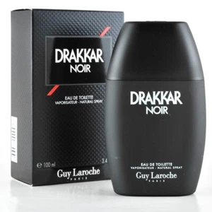 DRAKKAR NOIR By Guy Laroche Eau De Toilette 100 ml 3.4 FL oz - Picture 1 of 5