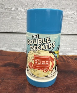 Vintage The Double Deckers 1970 Thermos by Aladdin Industries USA - READ - Picture 1 of 10