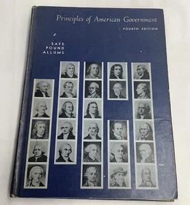 Principles Of American Government Sage Pound Allums 4th Ed 1962 TAW230908/BB1 - Picture 1 of 9