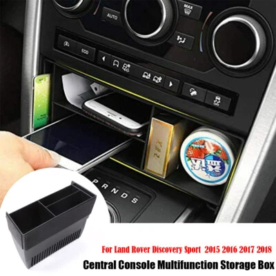 Caja de almacenamiento multiusos consola central para Land Rover Discovery Sport 15-2018 Foto 1 de 4