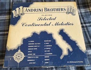 Andrini Brothers Playing Selected Continental MelodiesVG to VG+Vinyl-"MEGA RARE" - Picture 1 of 11