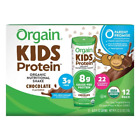 Orgain Kids 8G Protein Organic Nutritional Shake, Chocolate (8.25 Fl. Oz.,12 Pk.