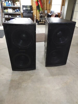 Subwoofers dobles EAW LA-128 18 pulgadas 2000 W @ 4 ohmios escenario concierto Foto 1 de 4