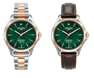 Roamer Sportiva Diamond 865847 49 70 50 Damenuhr mit echtem Diamanten, Set - Bild 1 von 8