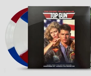 Top Gun movie Score vinyl record Flag Stripe /200 New Sealed - Picture 1 of 4