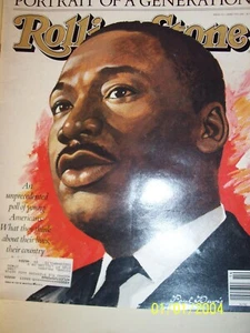 ISSUE 523; Apr 7,1988 ROLLING STONE vintage music magazine - Martin Luther King - Picture 1 of 7