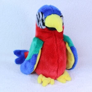 BIRD TY JABBER THE PARROT BEANIE BUDDIES COLLECTION PLUSH TOY LARGE 10" BIRD VTG - Picture 1 of 6