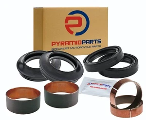 Fork Seals Dust Seals Bushes Suspension Kit for Honda CRM250 MD24 91 93-94 - Picture 1 of 1