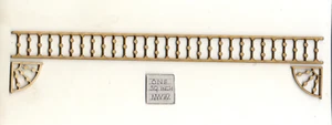 Victorian Painted Lady Porch Grille Set MW03S  dollhouse miniature  1/12 scale - Picture 1 of 1