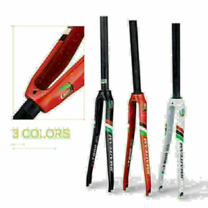 300mm Full Carbon Fork JIMAITEAM Rigid Fork Road Bicycle Bike Fork - Picture 1 of 11