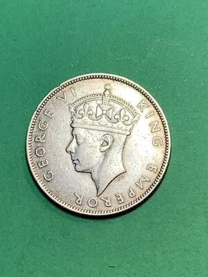 1 rupia de plata de las Seychelles británicas 1939 (A2046) Foto 1 de 4