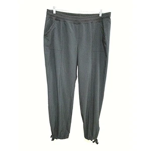 EUC!! BCG Black Activewear Drawstring Leg Windbreaker Jogginghose Damen Gr. XL - Bild 1 von 10