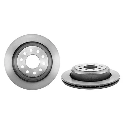 For Lincoln Town Car 03-11 Brembo UV Coated Series Plain Vented Rear Brake Rotor - Image 1 of 4