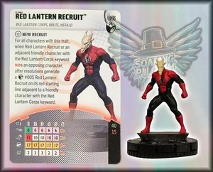 DC Heroclix RED LANTERN RECRUIT - 005 COMMON Lantern Legacy Set - Picture 1 of 1