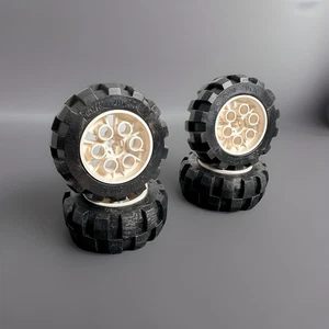 Lego Technic 20x30 Ballon Off Road Reifen mit 4266 weißen Felgen Ersatzteile - Bild 1 von 10