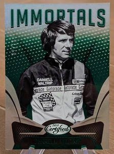 2018 Certified Immortals Green SSP 7/10 Darrell Waltrip - Picture 1 of 1