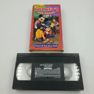 Sing Along Songs - Mickeys Fun Songs: Campout at Disney World VHS Tape 1994 - Imagen 1 de 7