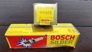 2x Vintage Bosch WR9DS Silber Spark Plug NOS 0.60mm Made in Germany VW Porsche - Picture 1 of 4