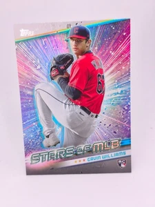 Gavin Williams RC Stars of MLB 2024 Topps Series 1 Cleveland Guardians - Picture 1 of 2