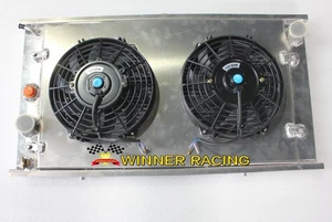 Aluminum Radiator & Shroud & Fan For Alfa Romeo GTV-6 GTV6 2.5L 1979-1988 - Picture 1 of 7
