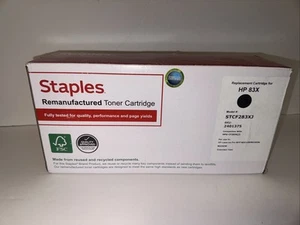 HP 83X Black High-yield Toner Cartridge HP LaserJet Pro M201 & M225 Series - Picture 1 of 6