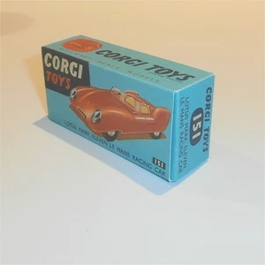 Corgi Toys  151 Lotus Le Mans Racing Car Repro Box - Picture 1 of 4