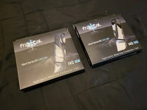 2× Fractal Design Silent R2 140mm Case Fans – Quiet, Clean, Tested, PWM Ready - Picture 1 of 8