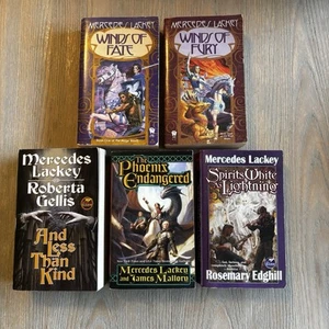 Mercedes Lackey Fantasy Vintage Book Lot Bundle, Magic Winds. - Picture 1 of 4