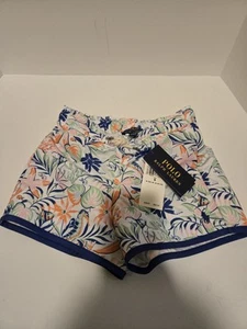 NEW Polo Ralph Lauren Sea Creatures Boys Adjustable Swim Trunks Shorts Size 6 - Picture 1 of 3