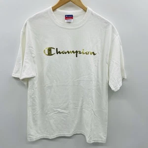 Champion Mens Size Medium T105 Heritage Jersey T-Shirt with Gold Graphic 1421 - Picture 1 of 5