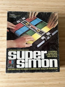 VTG 1979 Super Simon Electronic Game - Milton Bradley - Tested & Works - Picture 1 of 7