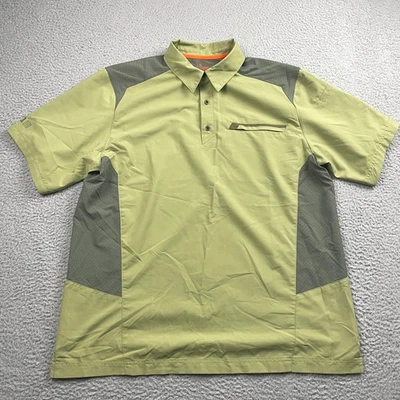 5.11 Tactical Polo Shirt Mens Large Green Freedom Flex Short Sleeve Breathable - Image 1 of 4