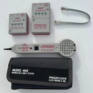 Progressive Elect 468R Receiver 468T Transmitter 200ER Inductive Amplifier Case - Picture 1 of 2