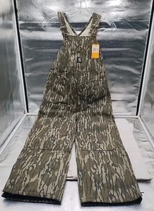 Carhartt Bib Overall Mossy Oak Bottomland Camo Boys Size 10 (M2-C1) - Picture 1 of 7
