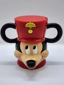 Disney on Ice Vintage Mickey Mouse Face Mug with Flip Cover - Picture 1 of 12