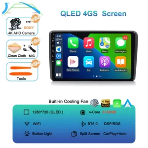 Android 15 Carplay Auto Autoradio per Audi A3 8P 2003-2013 2Din Lettore Multimed - Foto 1 di 12