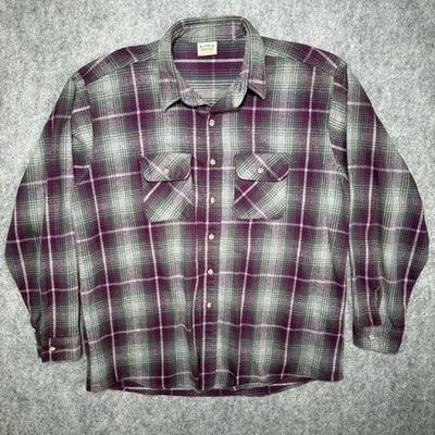 Camisa de franela vintage Five Brother para hombre 2XL Tallman a cuadros Foto 1 de 4