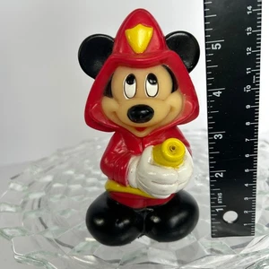 Giocattolo Vintage Arco Walt Disney Topolino Pompiere Cigolio - Foto 1 di 3