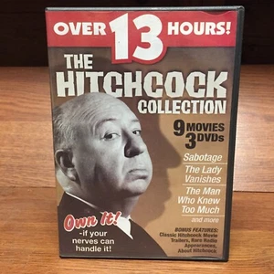 Alfred Hitchcock The Hitchcock Collection 9 Movies 3 Disks *RM-B-2 - Bild 1 von 4