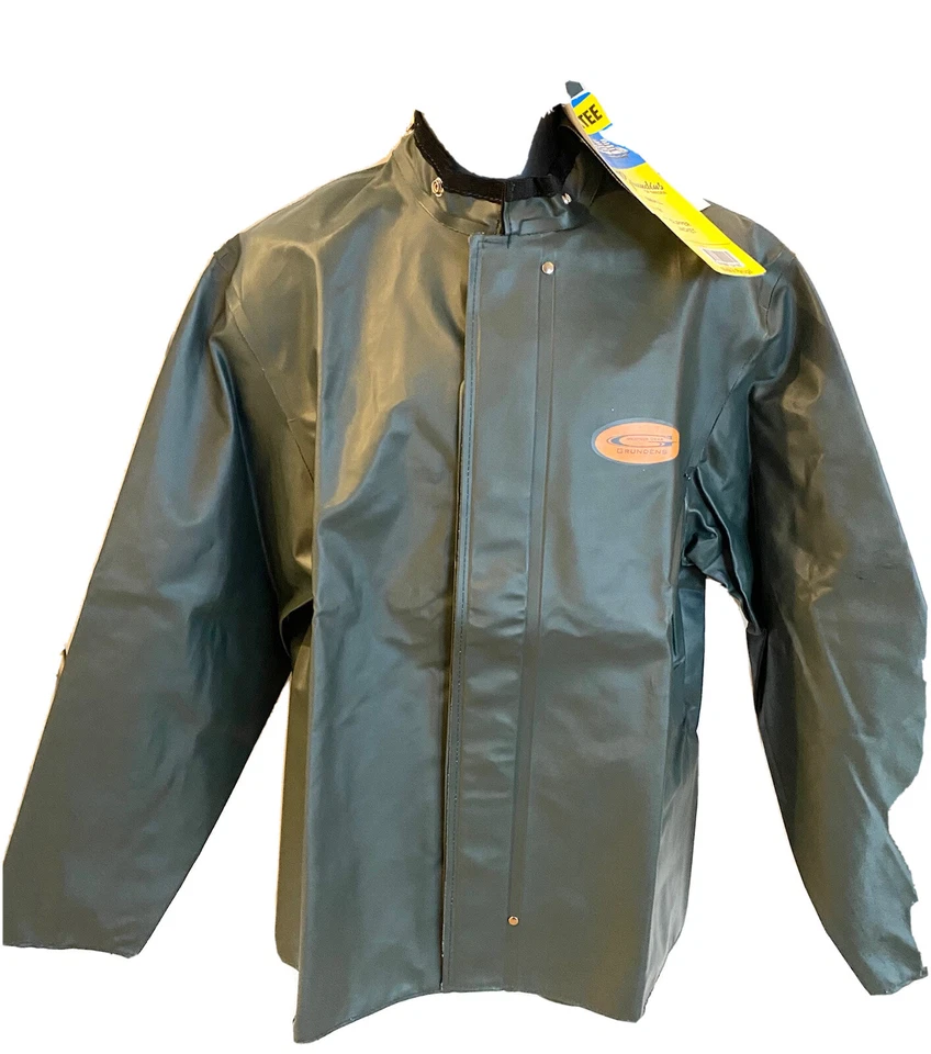 Grundens Commercial Fishing Clipper Jacket Model 81 Green NOS NEW Small $110 - Image 1 of 4