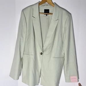 Alex Marie Jacket Women's 16 Blazer Lt Mint Green Button Up Pockets Lined Career - Picture 1 of 9
