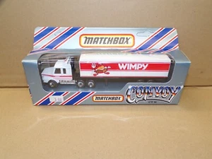 1983 Matchbox Convoy - WIMPY BURGERS SCANIA BOX TRUCK - # CY16 - NOS ! - Picture 1 of 4